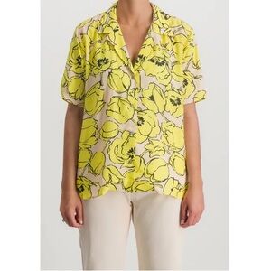 Chloe Stora Floral Printed Light Shirt